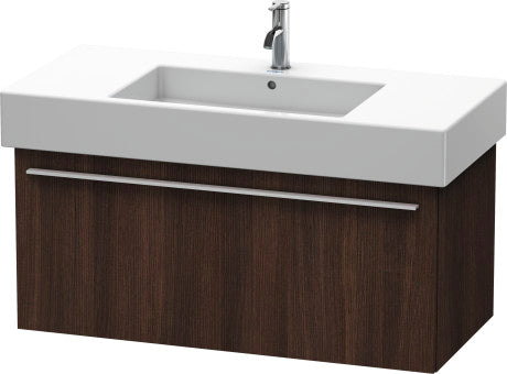Duravit X-Large 39" x 18" x 18" Chestnut Dark Finish Wall-Mounted Vanity Unit (XL605305353)