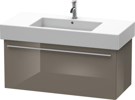 Duravit X-Large 39" x 18" x 18" Flannel Gray Finish Wall-Mounted Vanity Unit (XL605308989)