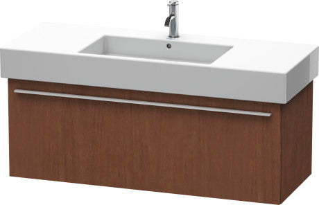 Duravit X-Large 47" x 18" x 18" American Walnut Finish Wall-Mounted Vanity Unit (XL605401313)