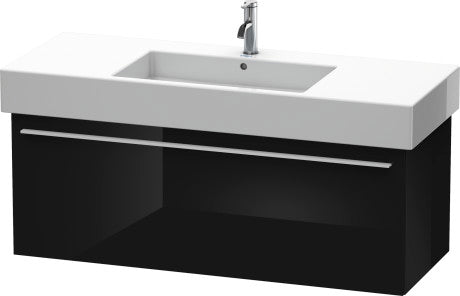 Duravit X-Large 47" x 18" x 18" Black Finish Wall-Mounted Vanity Unit (XL605404040)