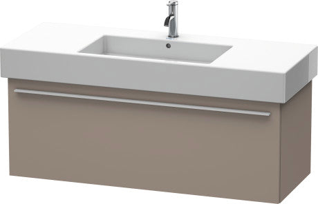Duravit X-Large 47" x 18" x 18" Basalt Finish Wall-Mounted Vanity Unit (XL605404343)