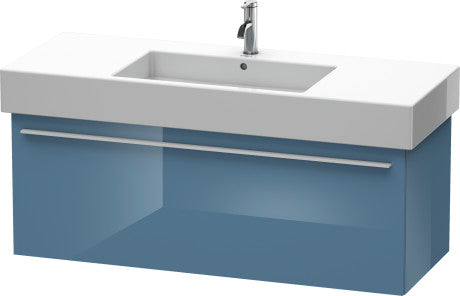Duravit X-Large 47" x 18" x 18" Stone Blue Finish Wall-Mounted Vanity Unit (XL605404747)