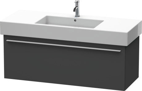 Duravit X-Large 47" x 18" x 18" Graphite Finish Wall-Mounted Vanity Unit (XL605404949)
