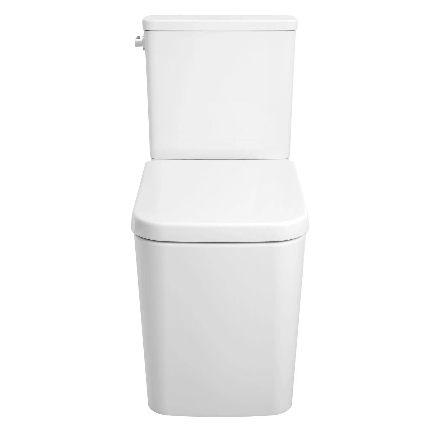 Grohe Eurocube® Left-Hand Trip Lever Two-Piece Right Height Alpine White Elongated Toilet With Seat