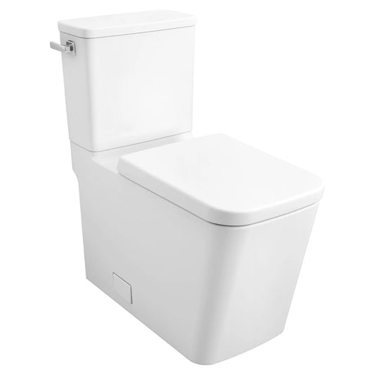 Grohe Eurocube® Left-Hand Trip Lever Two-Piece Right Height Alpine White Elongated Toilet With Seat