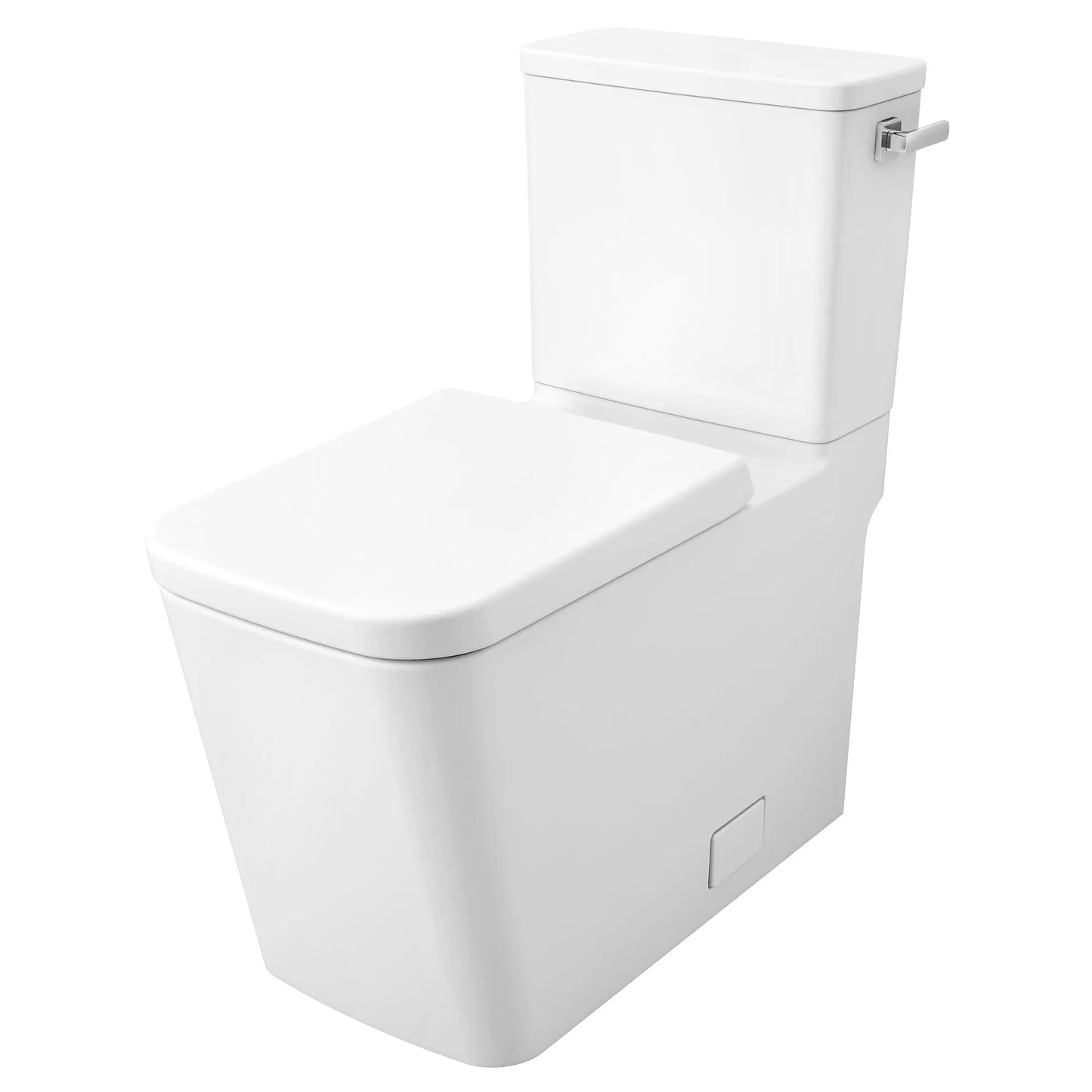 Grohe Eurocube® Right-Hand Trip Lever Two-Piece Right Height Alpine White Elongated Toilet With Seat