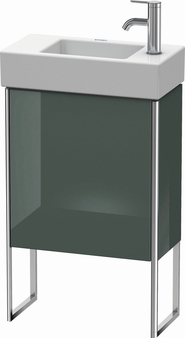 Duravit XSquare 19" Dolomite Gray One Door Floorstanding Vanity Unit (XS4471L3838)