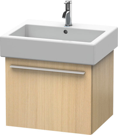 Duravit X-Large 22" x 18" x 17" Mediterranean Oak Finish One Drawer Wall-Mounted Vanity Unit (XL604407171)