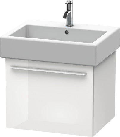 Duravit X-Large 22" x 18" x 17" White Finish One Drawer Wall-Mounted Vanity Unit (XL604408585)