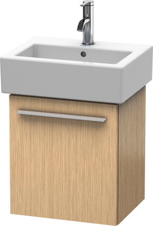 Duravit X-Large 16" x 17" x 13" Brushed Oak Finish One Door Wall-Mounted Vanity Unit (XL6209R1212)