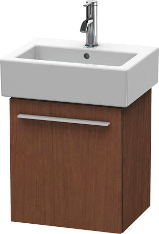 Duravit X-Large 16" x 17" x 13" American Walnut Finish One Door Wall-Mounted Vanity Unit (XL6209R1313)