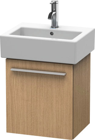 Duravit X-Large 16" x 17" x 13" European Oak Finish One Door Wall-Mounted Vanity Unit (XL6209L5252)