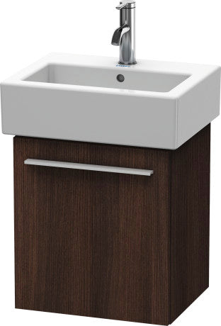 Duravit X-Large 16" x 17" x 13" Chestnut Dark Finish One Door Wall-Mounted Vanity Unit (XL6209R5353)