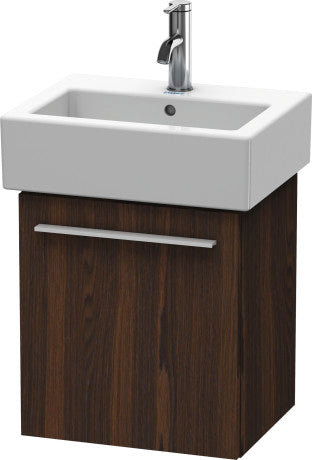Duravit X-Large 16" x 17" x 13" Walnut Brushed Finish One Door Wall-Mounted Vanity Unit (XL6209R6969)
