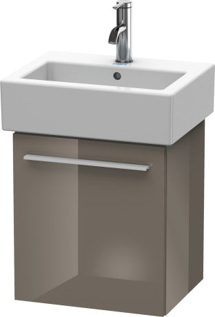 Duravit X-Large 16" x 17" x 13" Flannel Gray Finish One Door Wall-Mounted Vanity Unit (XL6209R8989)