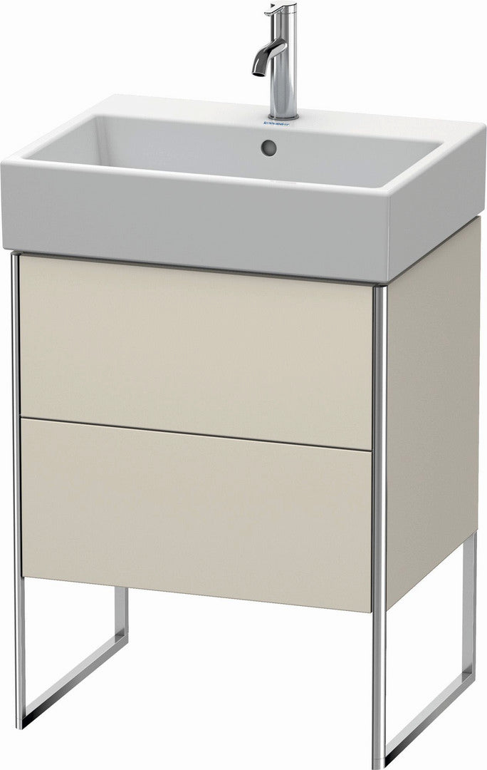 Duravit XSquare 23" Taupe Two Drawer Floorstanding Vanity Unit (XS447309191)