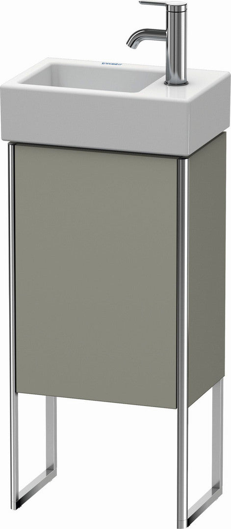 Duravit XSquare 14" Stone Gray One Door Floorstanding Vanity Unit (XS4479R9292)
