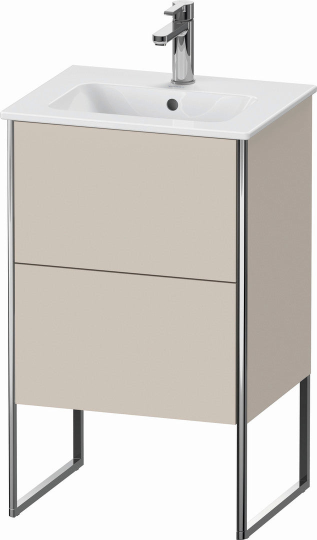 Duravit XSquare 20" Taupe Two Drawer Floorstanding Vanity Unit (XS445709191)