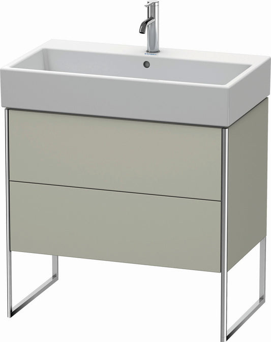 Duravit XSquare 31" Taupe Two Drawer Floorstanding Vanity Unit (XS447506060)