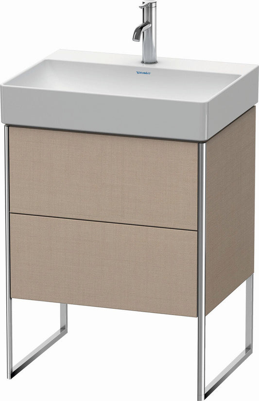 Duravit XSquare 23" Linen Two Drawer Floorstanding Vanity Unit (XS444207575)