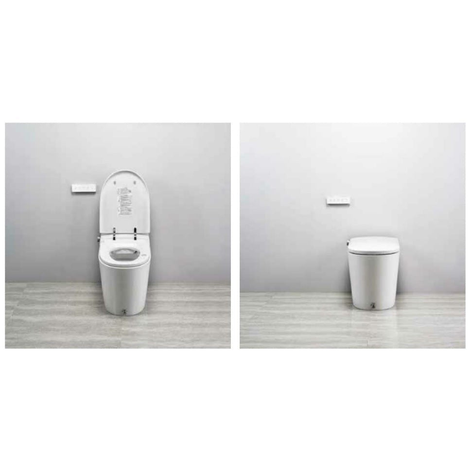 5Seconds LX Series 16" White Elongated Soft Close Smart Toilet With Warm Seat and Sensor