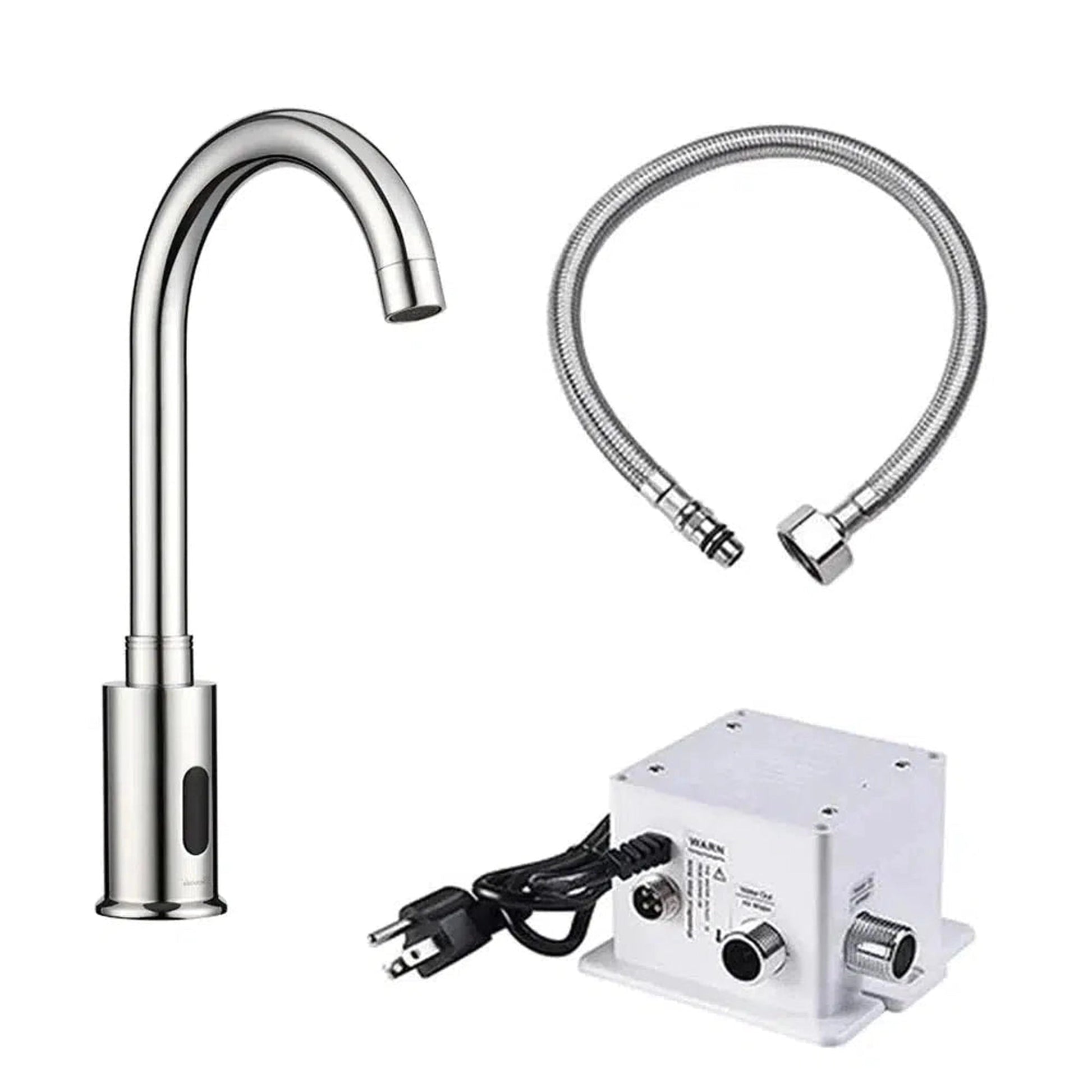 5Seconds Revive Series 5" Chrome Touchless Faucet With Temperature Control