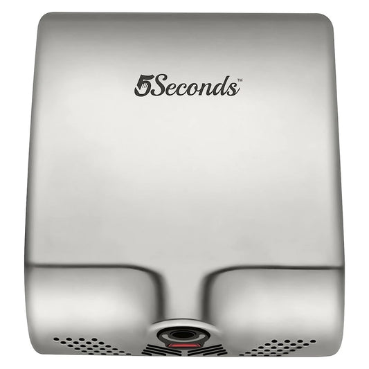 5Seconds Ultimate Series 11" Brushed Stainless Steel High Velocity 1000W Touch Free Electric Hand Dryer