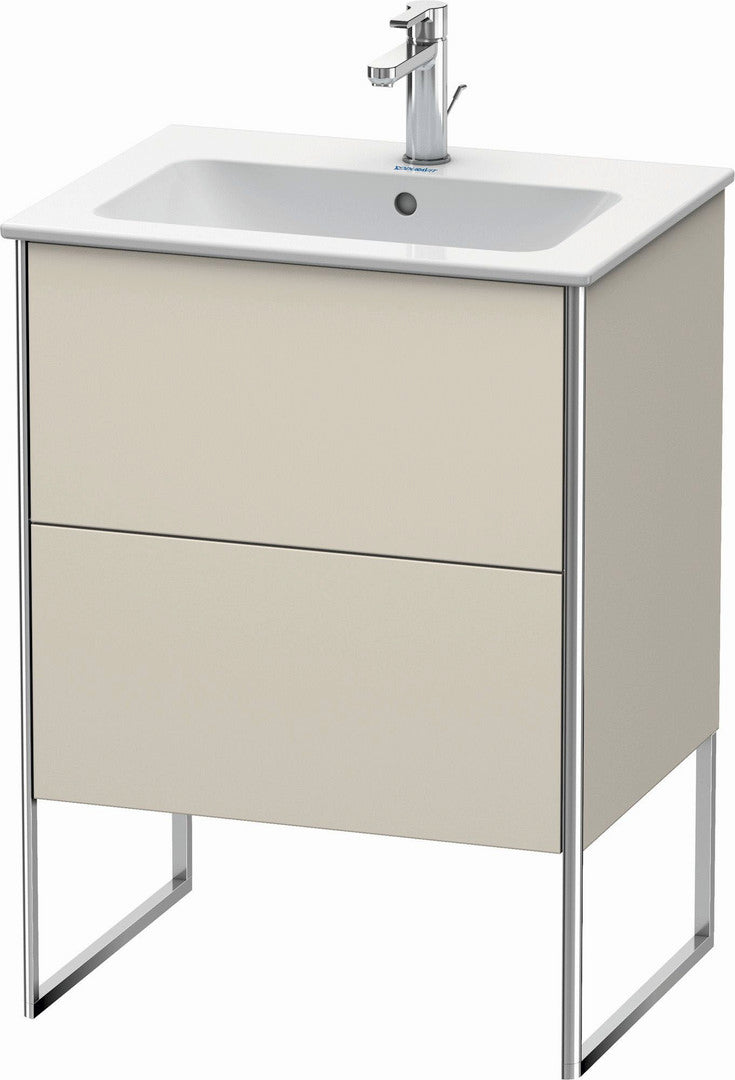 Duravit XSquare 24" Taupe Two Drawer Floorstanding Vanity Unit (XS444509191)