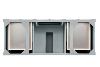 James Martin Vanities Brittany 60" Urban Gray Single Vanity With 3 CM Phantome Eclos Top