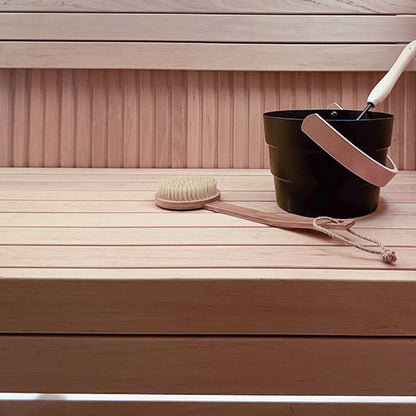 PROSAUNAS Alder 2" x 3" x 10' Natural Alder Wood Smooth 4 Sides, Eased Edges, Square-Edge Hidden Profile Sauna Bench Material