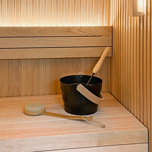 PROSAUNAS Alder 2" x 4" x 3' Natural Alder Wood Smooth 4 Sides, Eased Edges, Square-Edge Hidden Profile Sauna Bench Material
