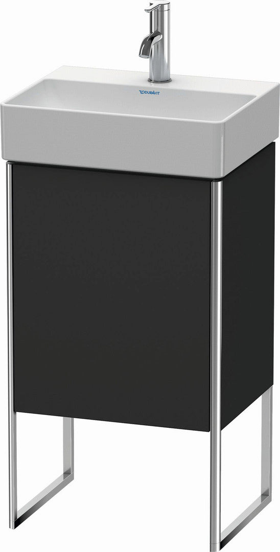 Duravit XSquare 17" Graphite One Door Floorstanding Vanity Unit (XS4441R8080)