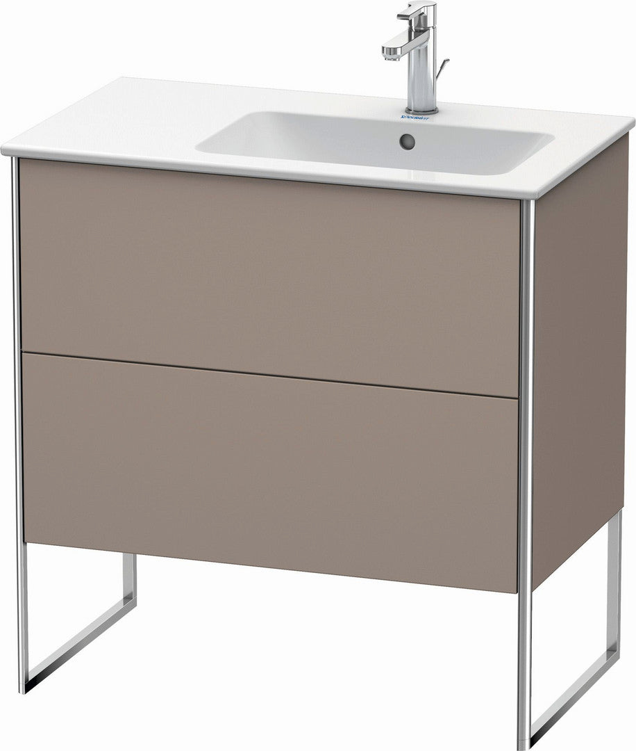 Duravit XSquare 32" Basalt Two Drawer Floorstanding Vanity Unit (XS445204343)