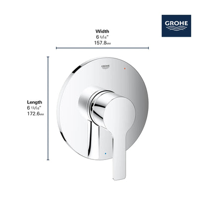 Grohe Lineare 29330GN0 Brushed Cool Sunrise Pressure Balance Valve Trim With Cartridge