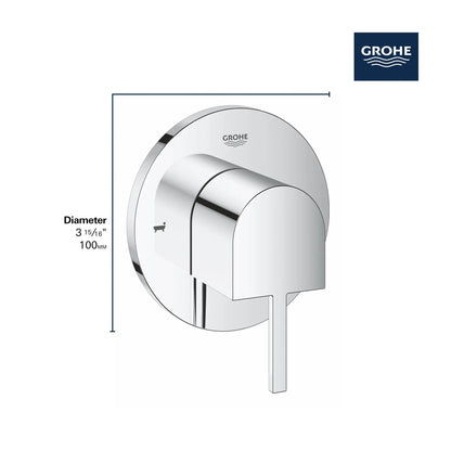 Grohe Plus 2-Way Metal Lever Handle StarLight Chrome Diverter Trim