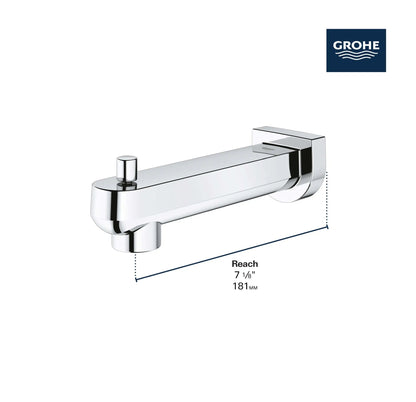 Grohe Plus 13407003 StarLight Chrome Diverter Tub Spout