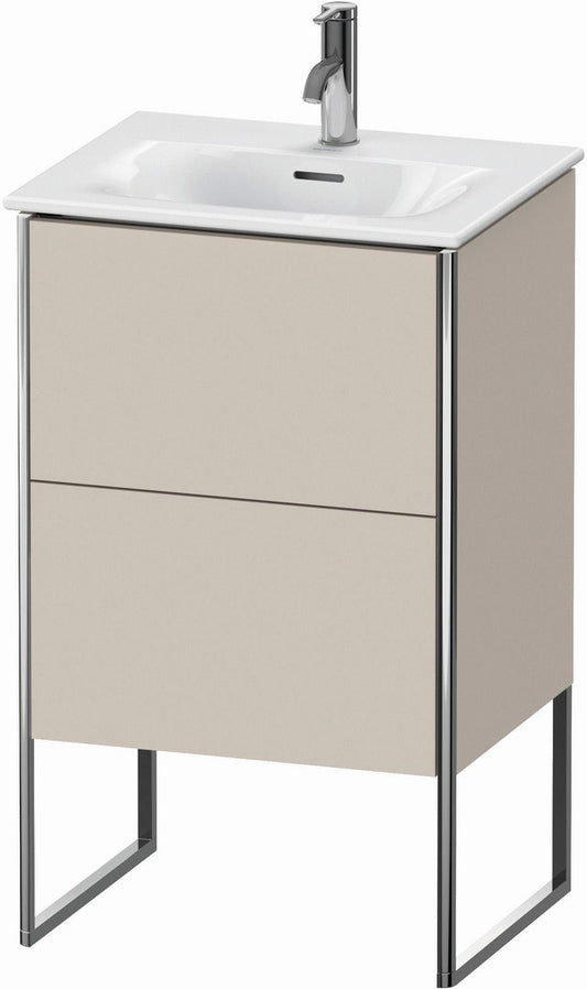 Duravit XSquare 20" Taupe Two Drawer Floorstanding Vanity Unit (XS452109191)