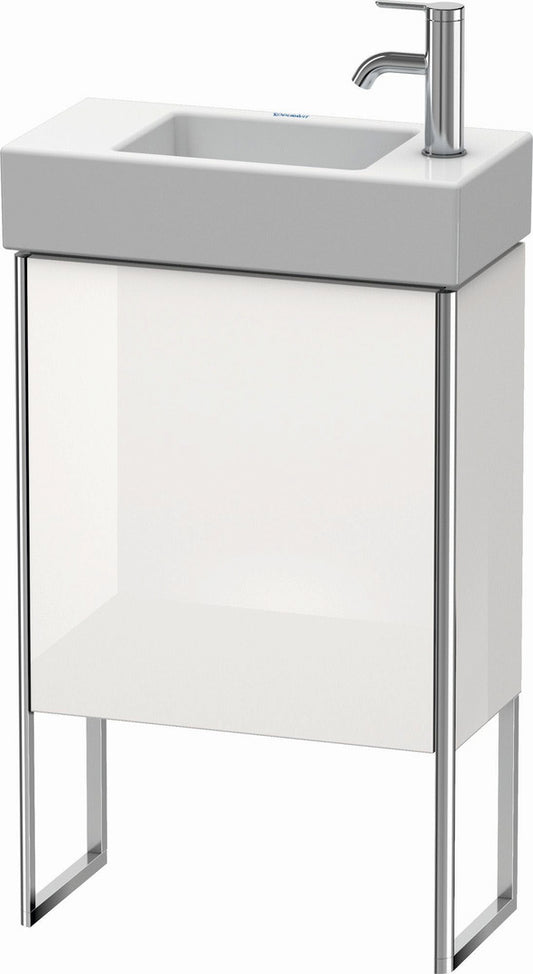 Duravit XSquare 19" White High Gloss One Door Floorstanding Vanity Unit (XS4471L8585)