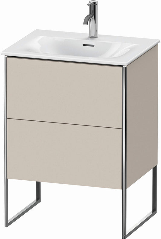 Duravit XSquare 24" Taupe Two Drawer Floorstanding Vanity Unit (XS452209191)