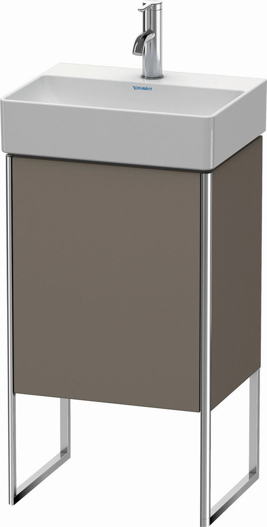 Duravit XSquare 17" Flannel Gray One Door Floorstanding Vanity Unit (XS4441L9090)