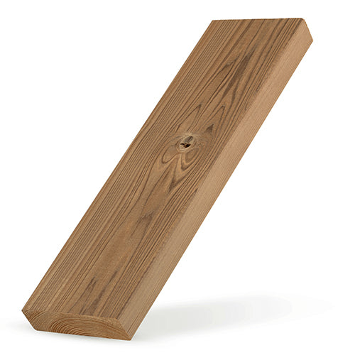 PROSAUNAS Thermo-Spruce 2x4 2' Thermally-Modified Smooth 4 Sides Eased Edges SHP Sauna Bench Material