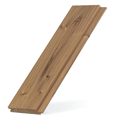 PROSAUNAS Thermo-Spruce 1x4 3' Thermally-Modified Tongue & Groove Nickel-Gap STS4 Sauna Wall Material