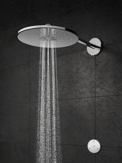 Grohe Rainshower™ 310 Smartconnect 12" 2-Spray 1.75 GPM StarLight Chrome Shower Head With Remote