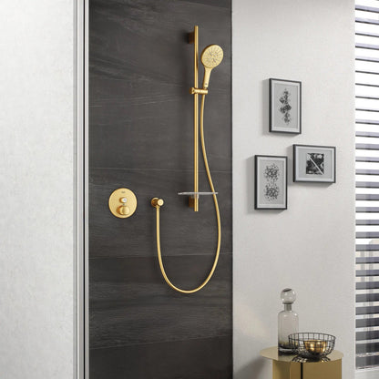 Grohe Grohtherm® SmartControl Single Function Brushed Cool Sunrise Thermostatic Valve Trim