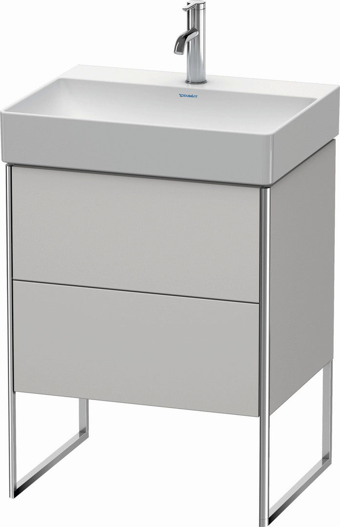 Duravit XSquare 23" Nordic White Two Drawer Floorstanding Vanity Unit (XS444203939)