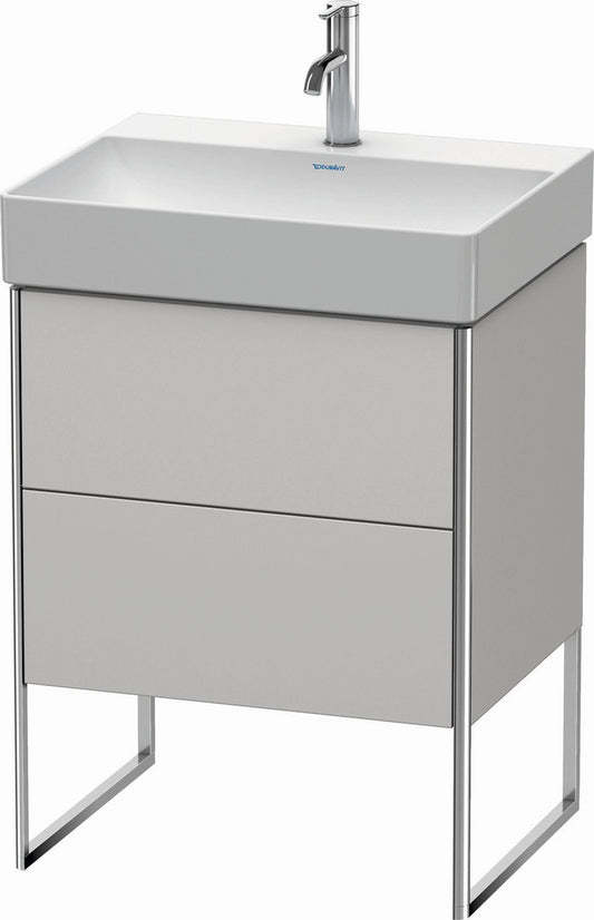 Duravit XSquare 23" Nordic White Two Drawer Floorstanding Vanity Unit (XS444203939)