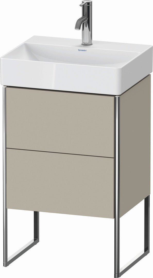 Duravit XSquare 19" Taupe Two Drawer Floorstanding Vanity Unit (XS443806060)