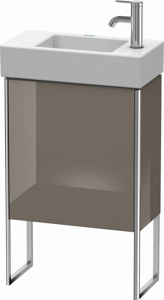 Duravit XSquare 19" Flannel Gray One Door Floorstanding Vanity Unit (XS4471L8989)