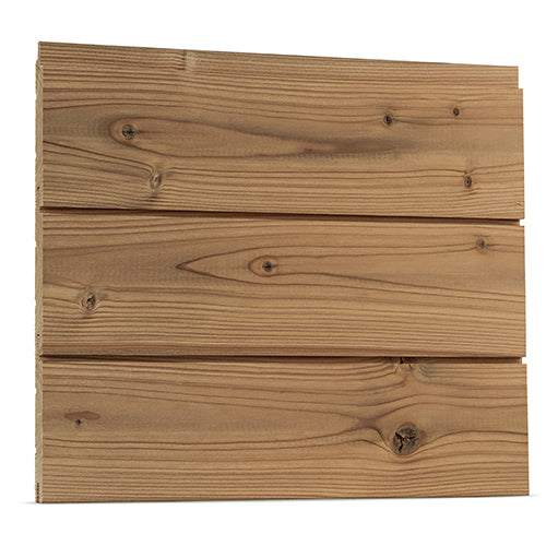 PROSAUNAS Thermo-Spruce 1x4 1' Thermally-Modified Tongue & Groove Nickel-Gap STS4 Sauna Wall Material