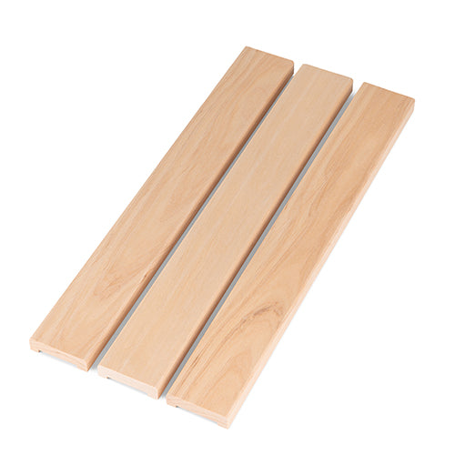 PROSAUNAS Alder 1" x 2" x 1' Natural Alder Wood UK Profile Door Trim Casing